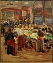 Judengasse em Amsterdã - mercado de vegetais