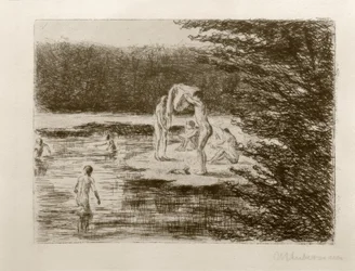 M.Liebermann, Bathers Boys