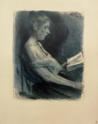 M.Liebermann, menina da leitura