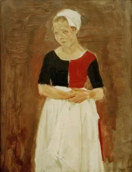 M.Liebermann, menina órfã em pé