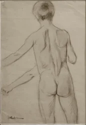 M.Liebermann, estudo sobre a pintura Badende Knaben