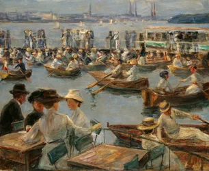 No Alster em Hamburgo, 1910