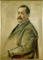 Retrato do pintor Lovis Corinth (pintura sobre tela)