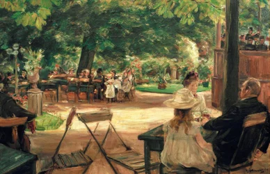 Jardim de restaurante