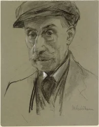 Autorretrato com boné