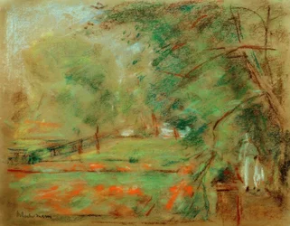 Caminhe no jardim em Wannsee