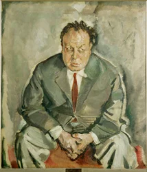 O ator Emil Jannings (pintura sobre tela)