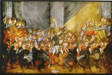 A Orquestra (pintura sobre tela)