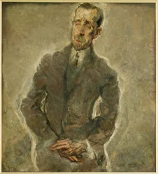 Escritor Heinrich Mann, irmão de Thomas