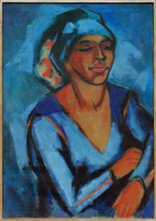 Retrato de Lotte Pechstein