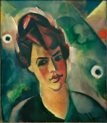 Retrato de uma jovem mulher