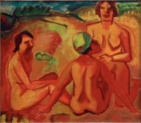 Conversa, três mulheres