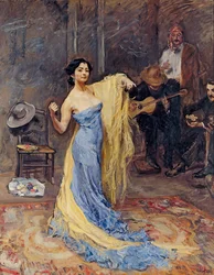 Fotografia da bailarina Marietta di Rigardo, 1904