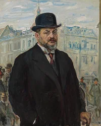 Autorretrato com chapéu preto