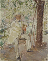 O historiador de arte, professor Karl Voll (1867-1917) 1911