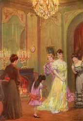 Ilustração para Jane Eyre por Charlotte Bronte (cor litho)