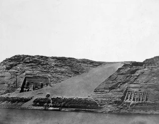 Templos egípcios antigos, Egito, 1852.