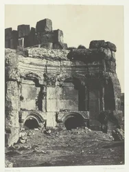 Baalbeck Heliópolis, Hemiciclo dos Templos do Sol e Júpiter, Síria, 184951.