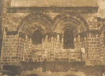 Fachada da Igreja do Santo Sepulcro, Jerusalém No. 2 parte superior, agosto de 1850.