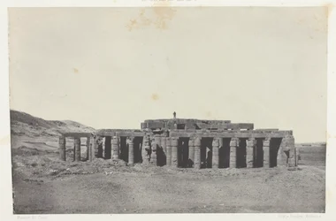 Gournah, Túmulo de Osymandias; Tebas, chapa 58 do álbum "Egypte, Nubie, Palestine et Syrie" (1852)