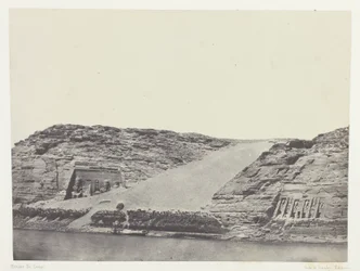 Ibsamboul, Les Deux Spéos; Nubie, chapa 101 do álbum "Egypte, Nubie, Palestine et Syrie" (1852)