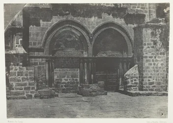 Jerusalém, Arcadas inferiores da Igreja do Santo Sepulcro; Palestina