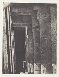Medinet-Habou, Galeria do Palácio de Ramsés-Méiamoun; Tebas