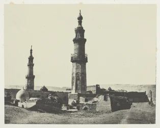 Mesquita de Aly-Bey, Girgeh, Alto Egito, chapa 15 do álbum "Egypte, Nubie, Palestine et Syrie" (1852)