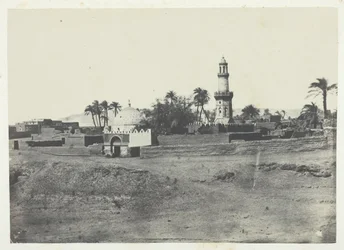 Mesquita de El-Arif e Túmulo de Murad-Bey, Alto Egito, 184951, impresso em 1852.