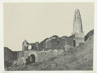 Mesquita de Bellal na Vila de Bab, Núbia, 184951, impresso em 1852.