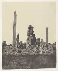 Palácio de Karnak, Os Obeliscos; Tebas