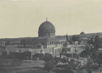 Palestina. Jerusalém. Mesquita de Omar, 1850.