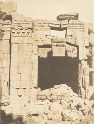 Porta do Templo de Júpiter, Baalbek Heliopolis, Setembro de 1850.