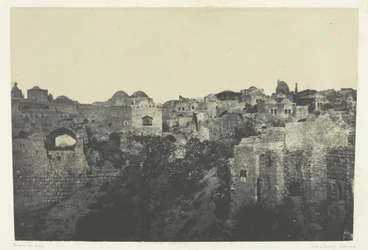 Bairro Ocidental, Jerusalém, Palestina, 184951, impresso em 1852.