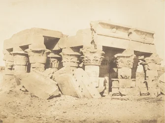 Ruínas do Templo de Koum-Ombou Ombos, 1849-50.
