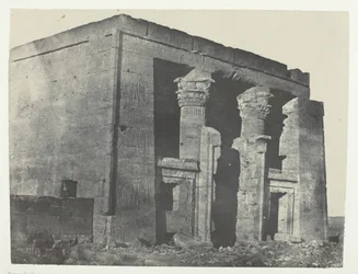 Templo De Dakkeh, Naos, Núbia, 184951, impresso em 1852.