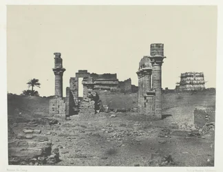 Templo de Hermontis, Alto Egito, 184951, impresso em 1852.