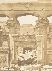 Templo de Kalabcheh - Entre o assentamento medial de Pronaos, 8 de abril de 1850.