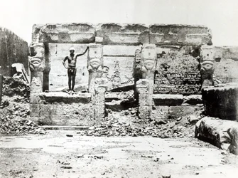 Templo de Hathor em Dendarah, 28 de maio de 1850