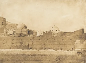 Túmulos muçulmanos em Siut, 1849-50.