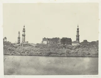Vista geral, Girgeh, Alto Egito, 184951, impresso em 1852.