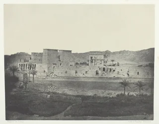 Vista tirada da ilha de Beghé, West, Philoe, Nubia, 184951, impressa em 1852.