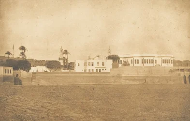 Vista do Syout - Palácio de Pasha, 1850.