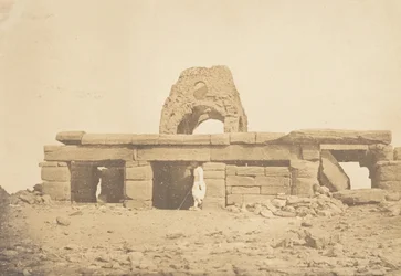 Vista do Templo da Amada - Cúpula Arruinada de uma Igreja Copta, 2 de Abril de 1850.