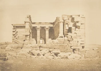 Vista do Templo Maharakka Hiera-Sycaminos, 5 de Abril de 1850.