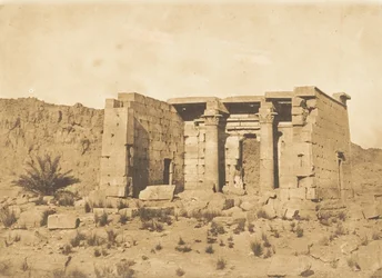 Vista do Templo de Tafah Taphis, 9 de abril de 1850.