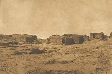 Vista da Vila de Abu-hor Trópico de Câncer, abril de 1850.
