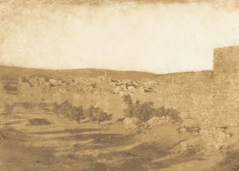 Vista tirada do noroeste de Jerusalém, agosto de 1850.
