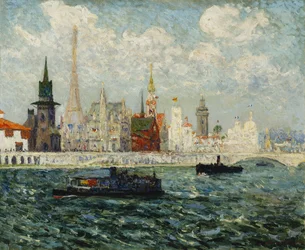 Os pavilhões, Exposição Internacional de Paris, 1900