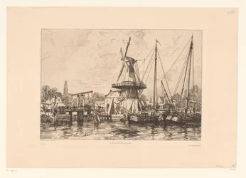 Vista de Haarlem À Haarlem (Holanda) (título no objeto)